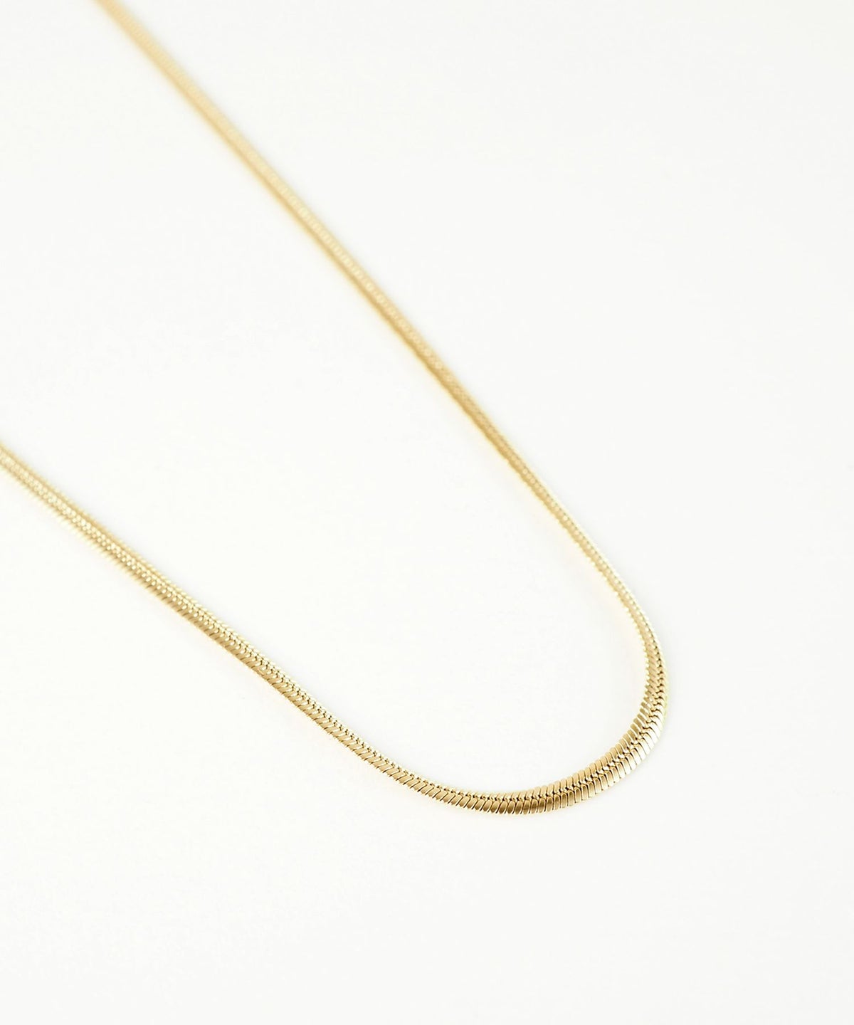 スネークチェーンステンレスネックレス