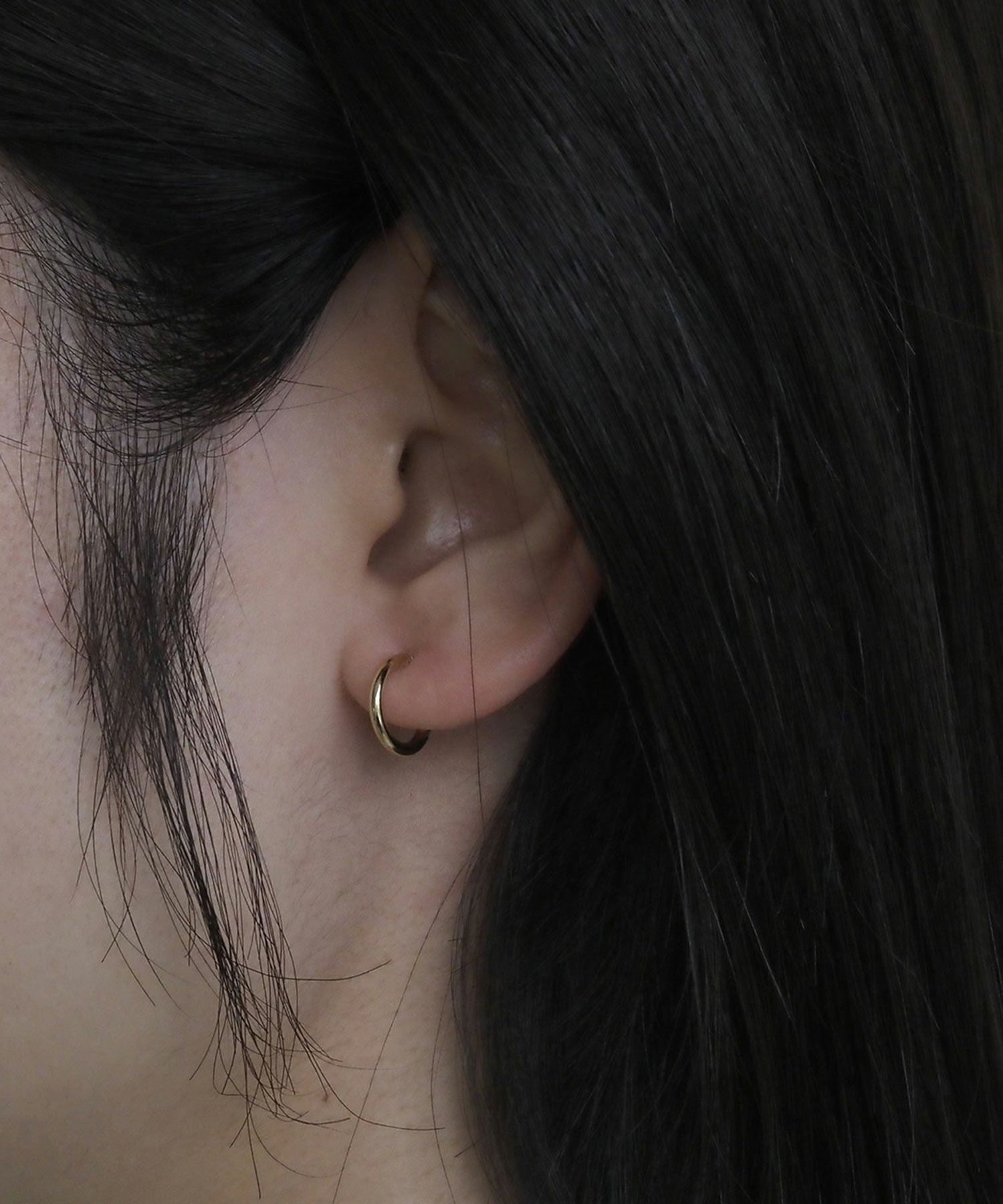 11mmシンプルパイプイヤリング