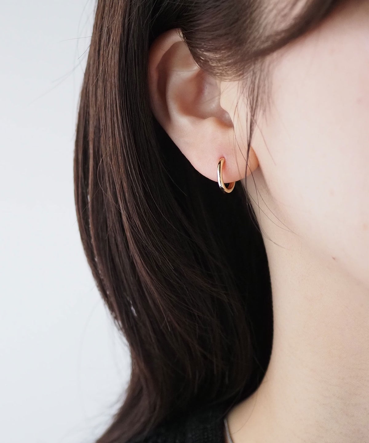 11mmシンプルパイプイヤリング