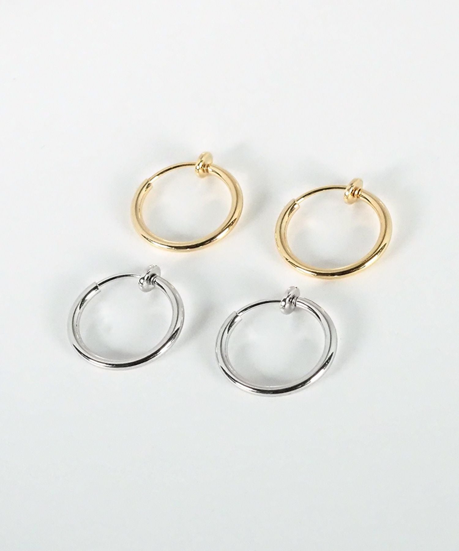 15mmシンプルパイプイヤリング