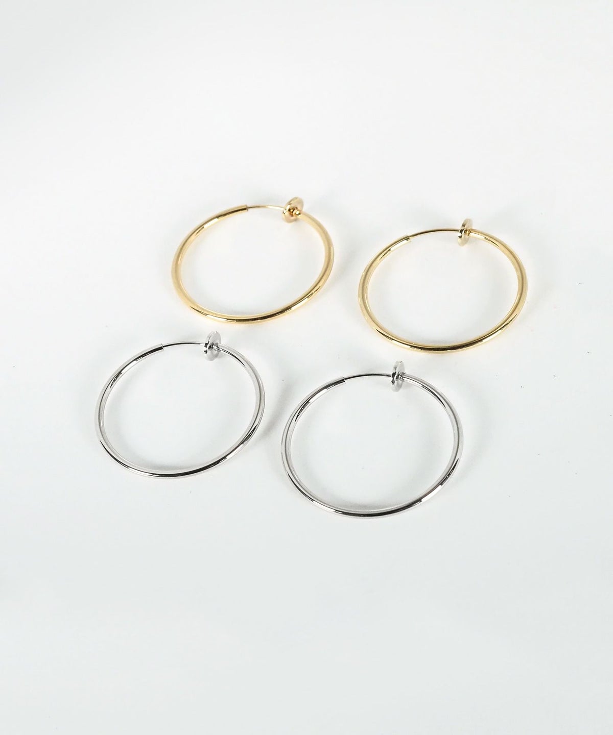 30mmシンプルパイプイヤリング