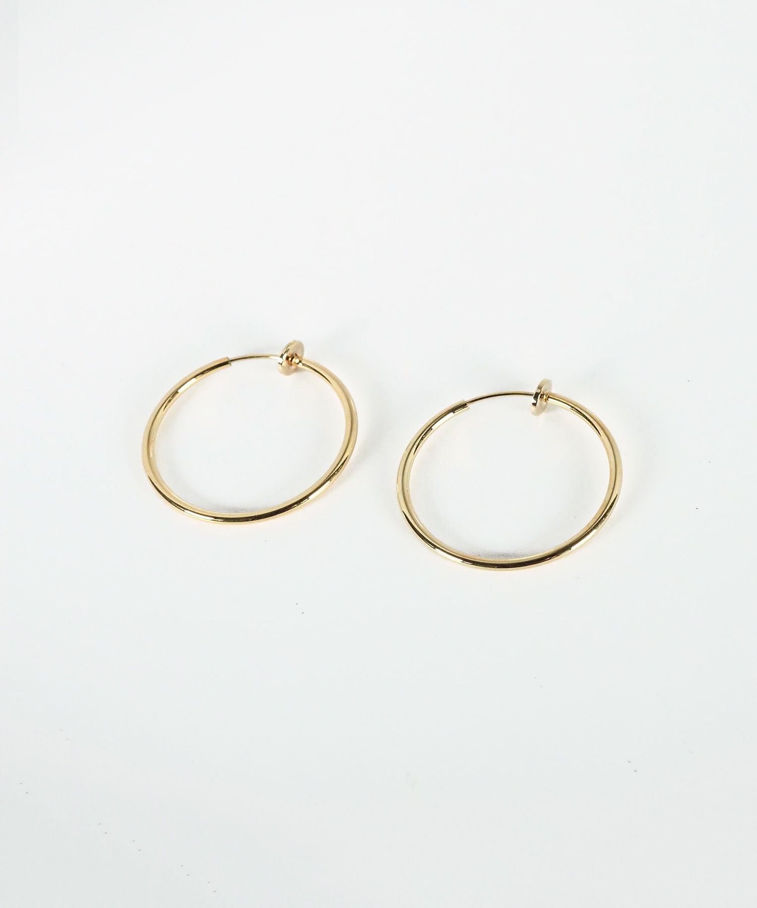 30mmシンプルパイプイヤリング