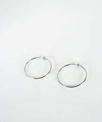 30mmシンプルパイプイヤリング