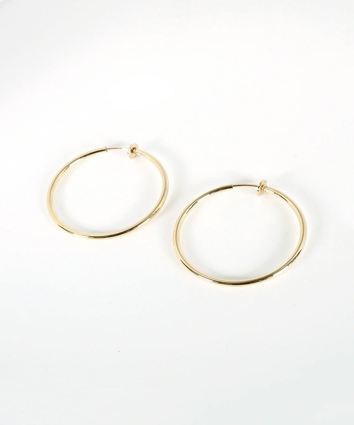 40mmシンプルパイプイヤリング