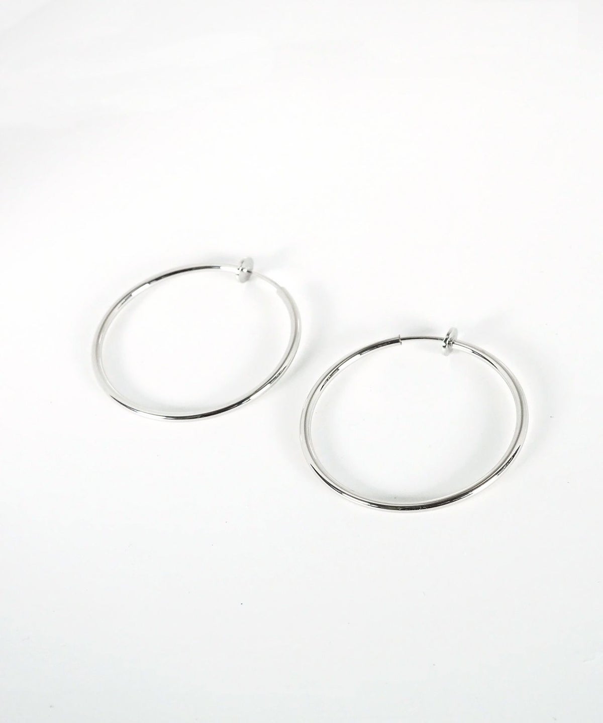 40mmシンプルパイプイヤリング