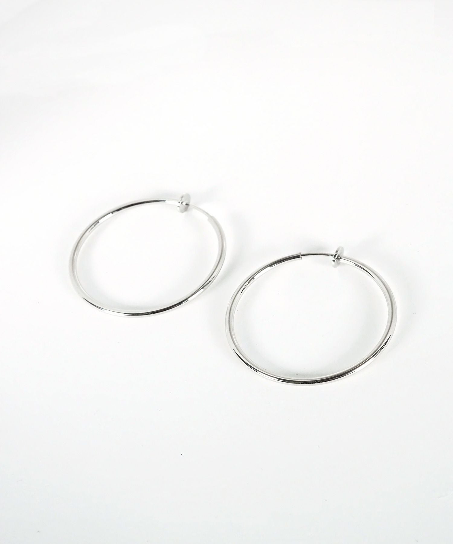 40mmシンプルパイプイヤリング