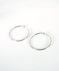 40mmシンプルパイプイヤリング