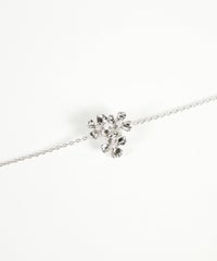 フラワーシルエットブレスレット