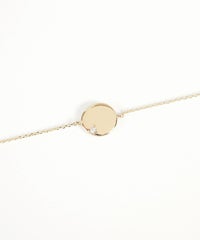 ワンポイントストーンサークルブレスレット