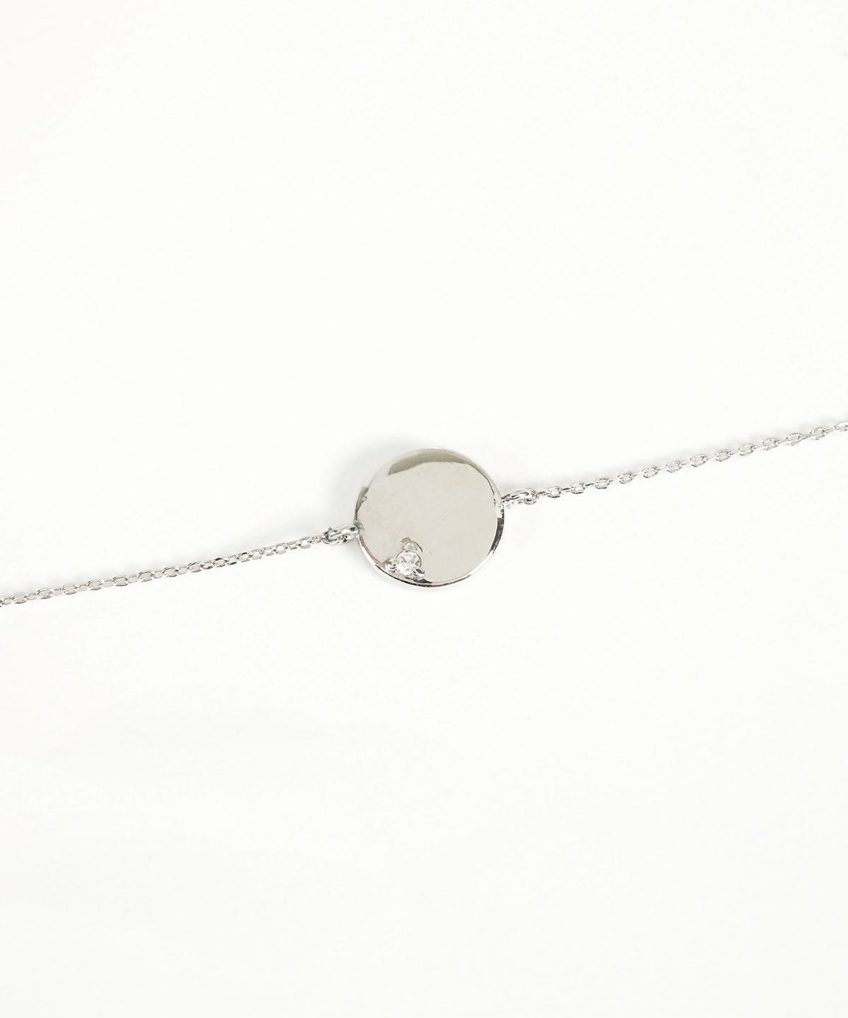 ワンポイントストーンサークルブレスレット