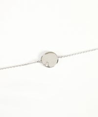 ワンポイントストーンサークルブレスレット