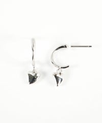 ニュアンスハートピュアチタンポストピアス