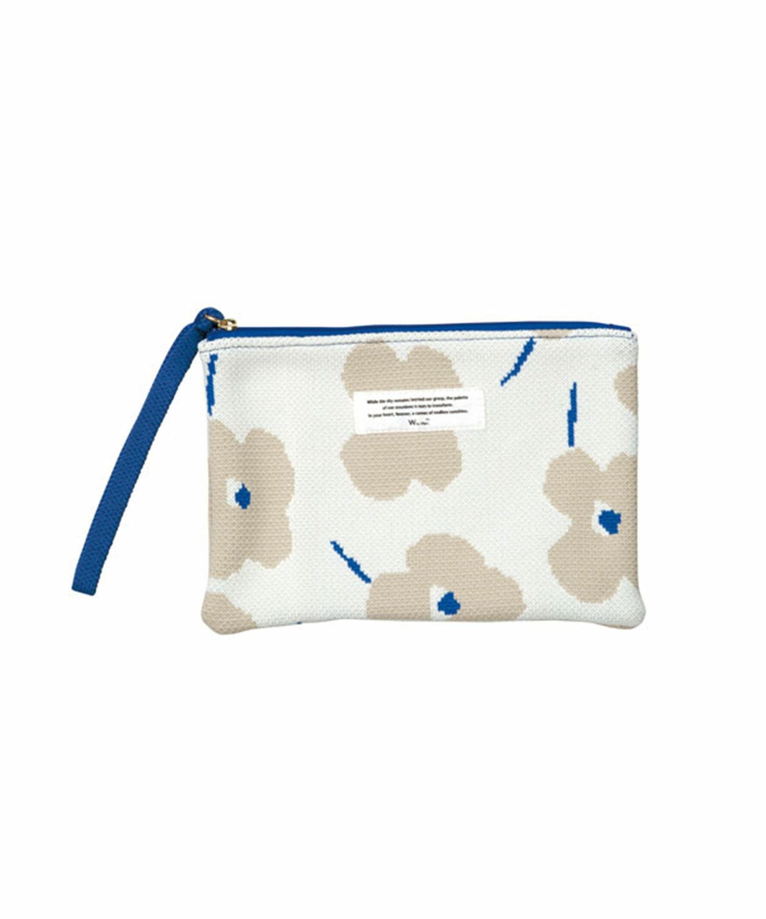 ニットフラットポーチ