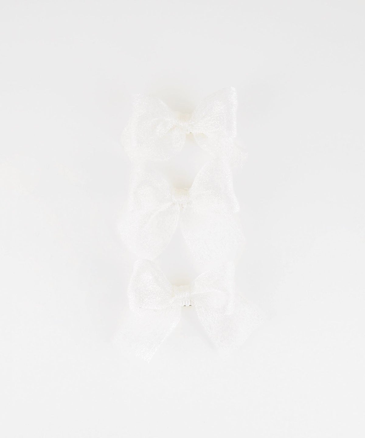 シアーリボンミニクリップ3Pセット