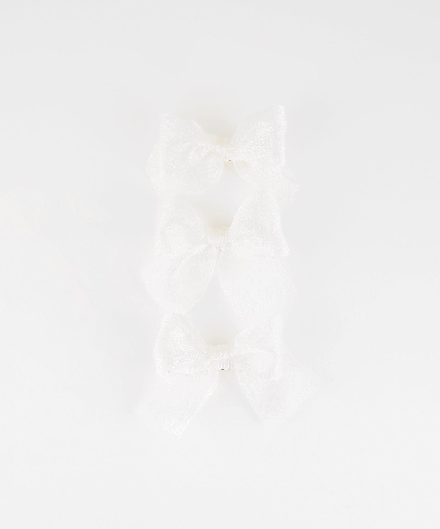 シアーリボンミニクリップ3Pセット