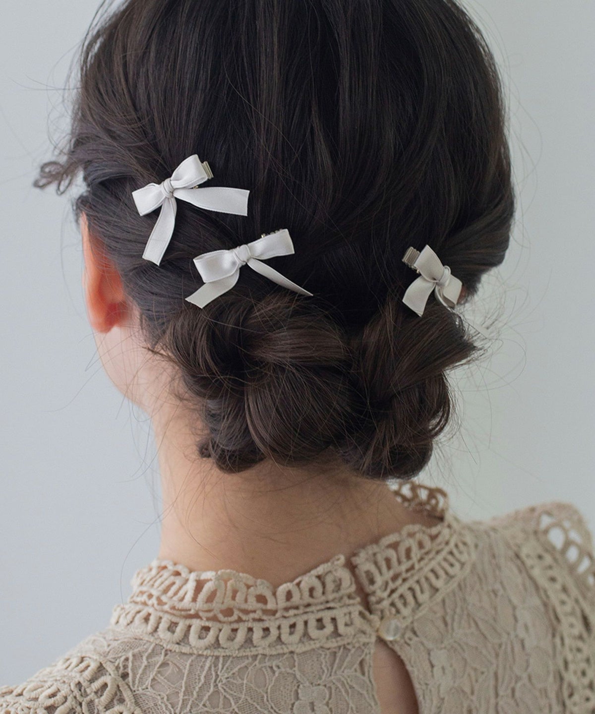 サテンリボンミニクリップ3Pセット