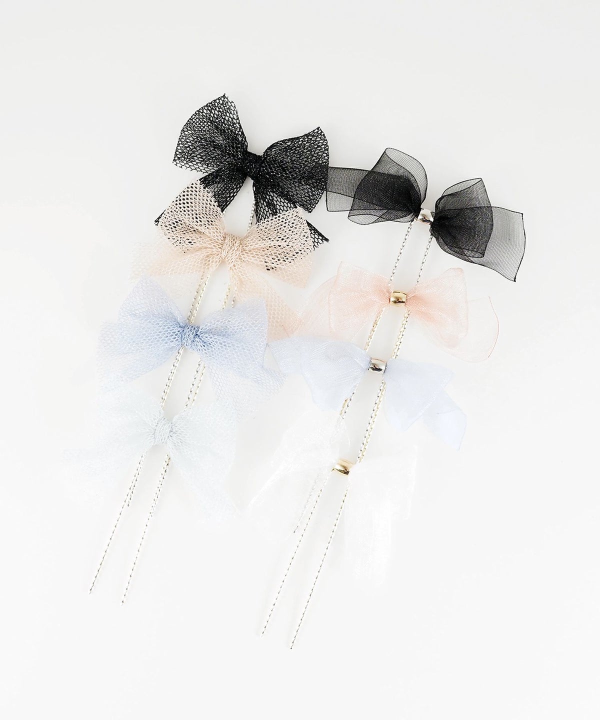 オーガンジーリボンUピン4Pセット