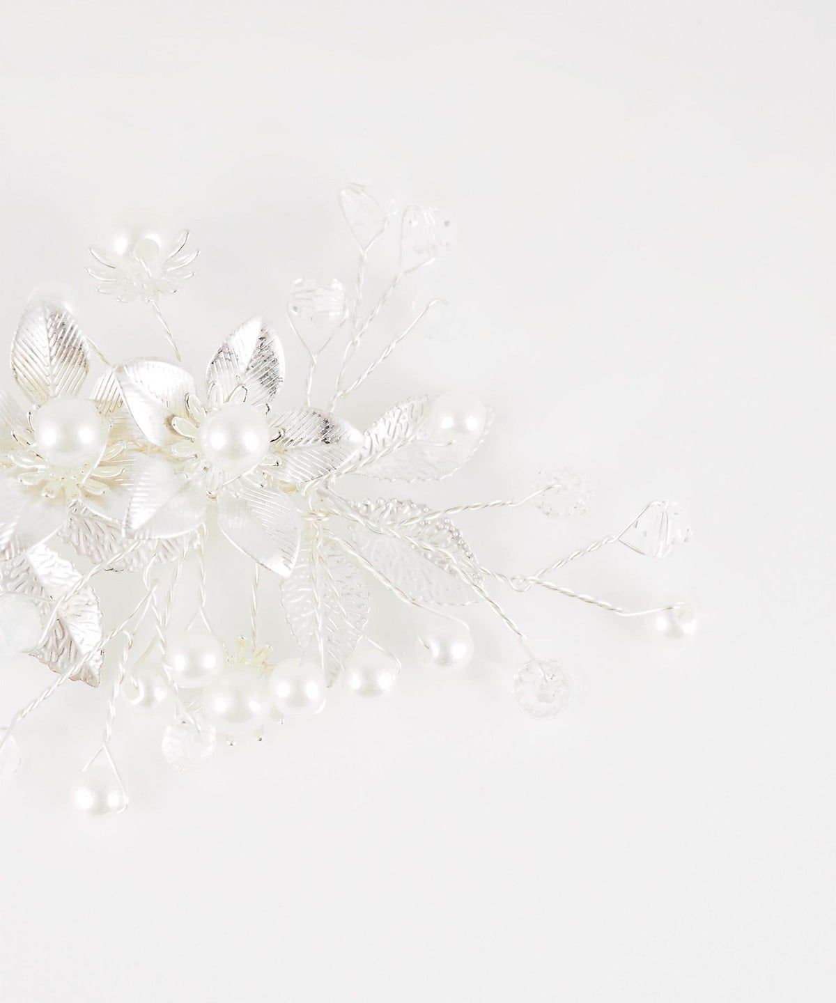 ダブルフラワーリーフクリップ