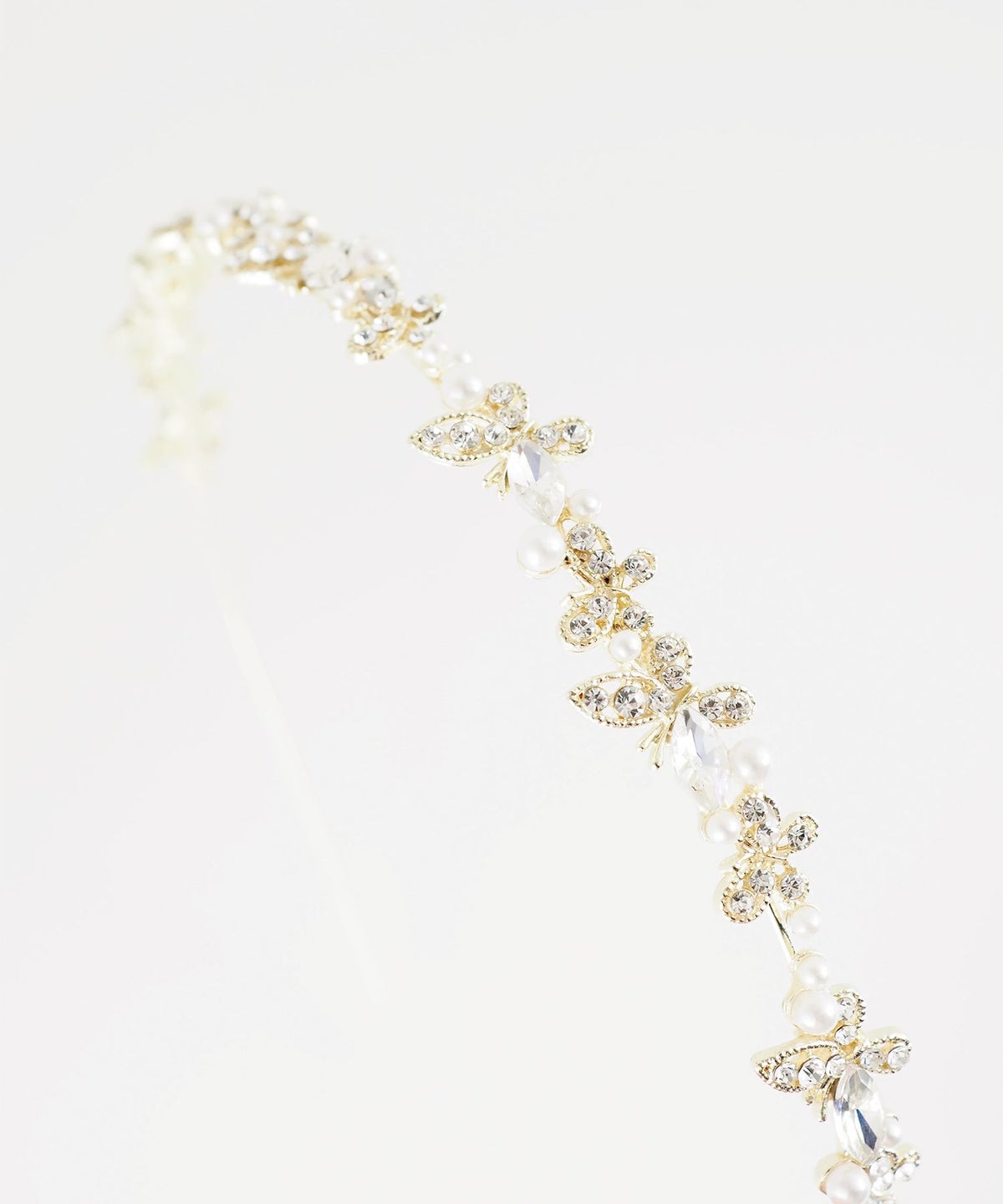 バタフライパールカチューシャ