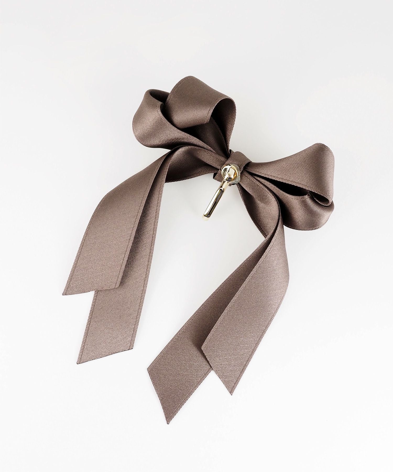 サテンリボンポニーフック