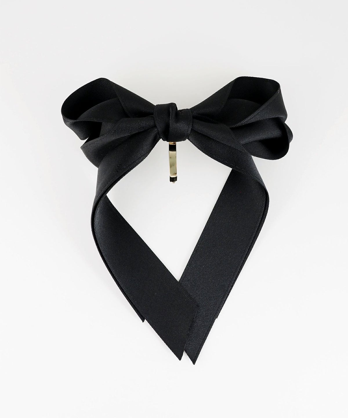 サテンリボンポニーフック