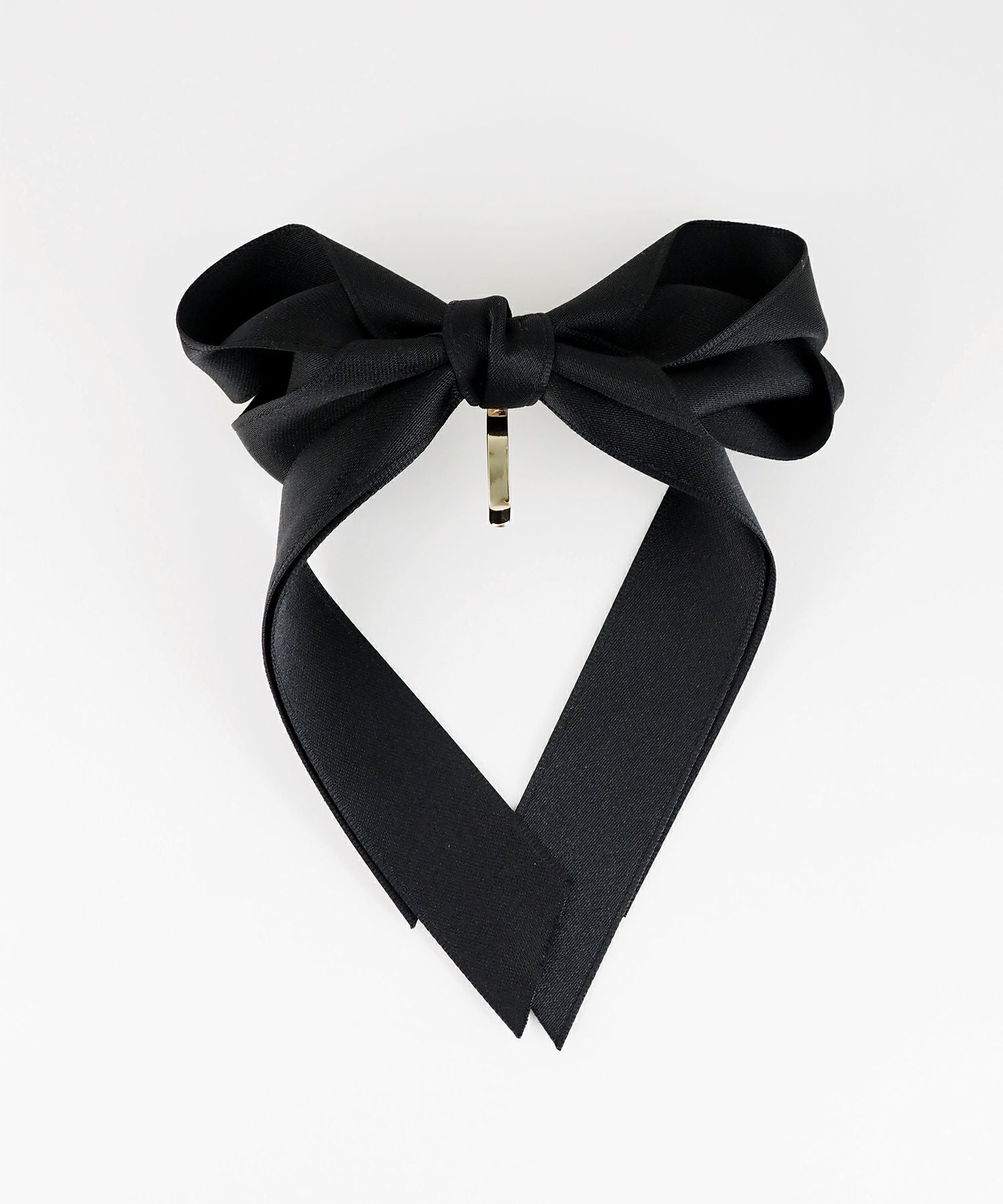 サテンリボンポニーフック