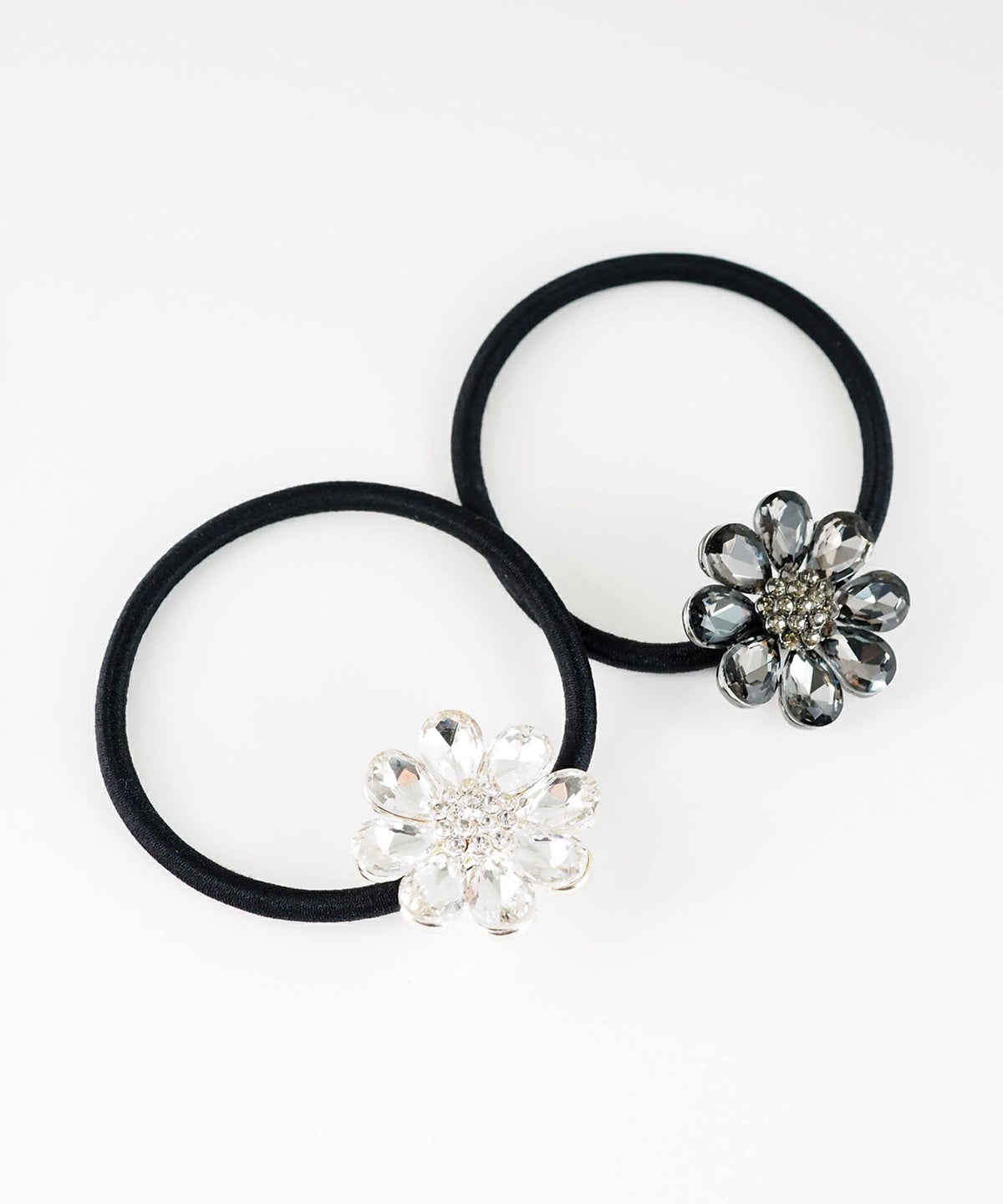 クリアフラワービジューポニー