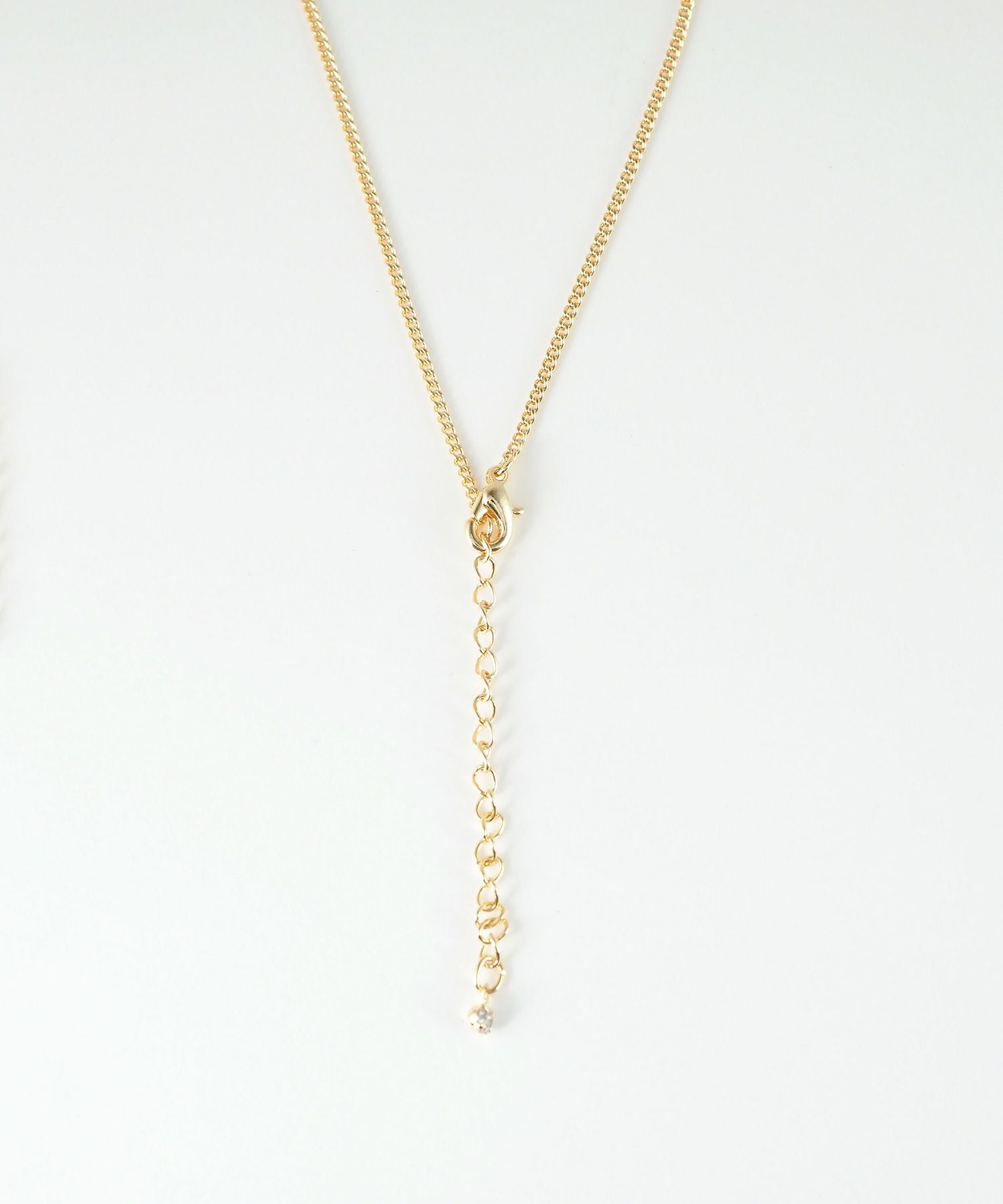 ステーションパールウェーブネックレス