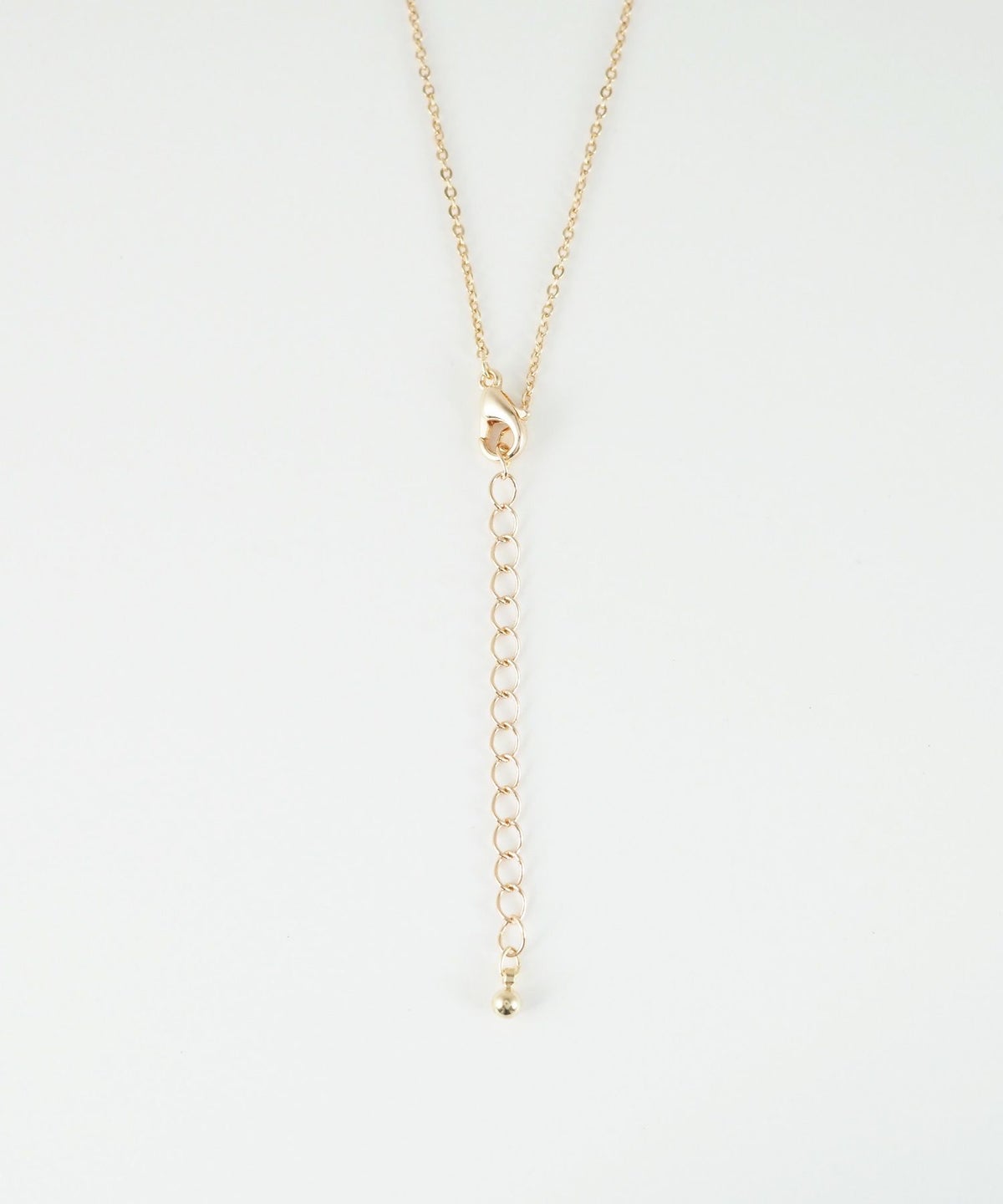 ステーションパールデザインチェーンネックレス