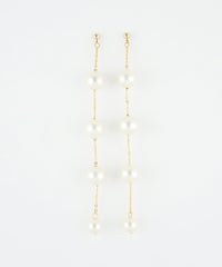 貝パールステーションチタンポストピアス