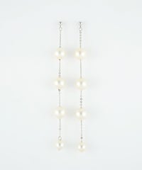 貝パールステーションチタンポストピアス