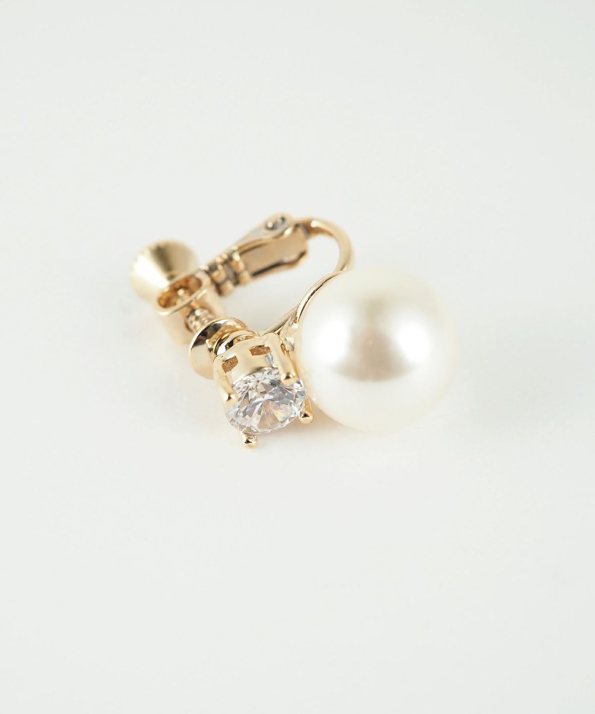 ストーンパールイヤリング