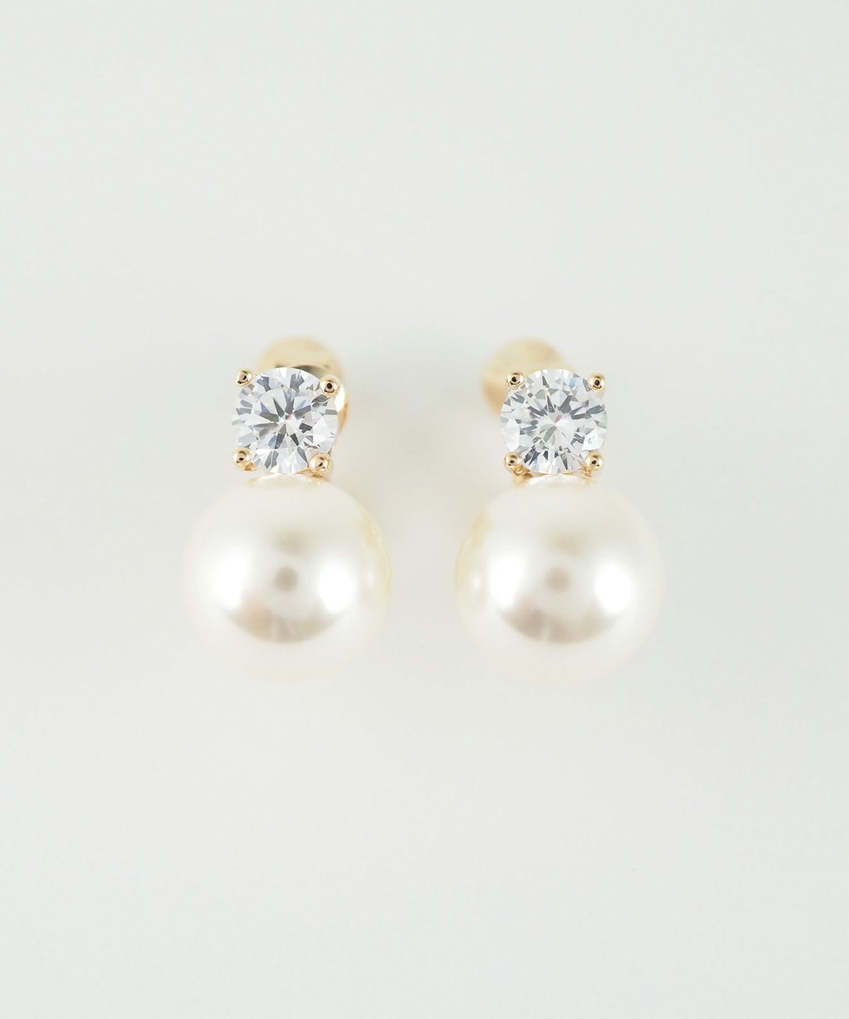 ストーンパールイヤリング