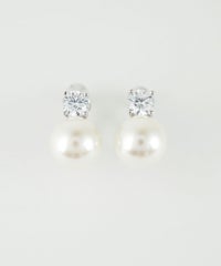 ストーンパールイヤリング