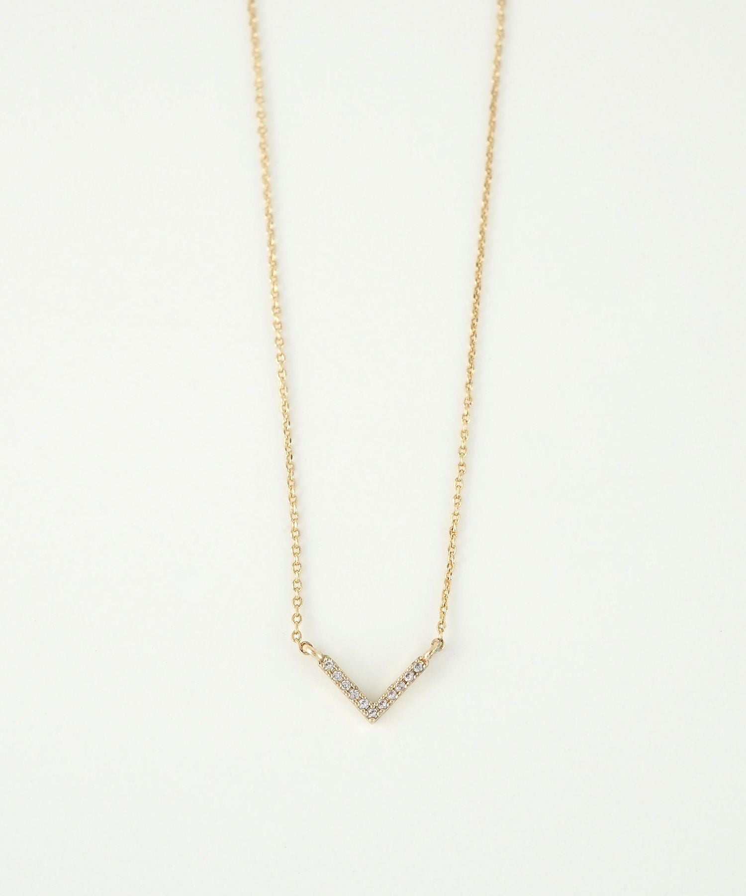 Vモチーフプチペンダント【MUK】