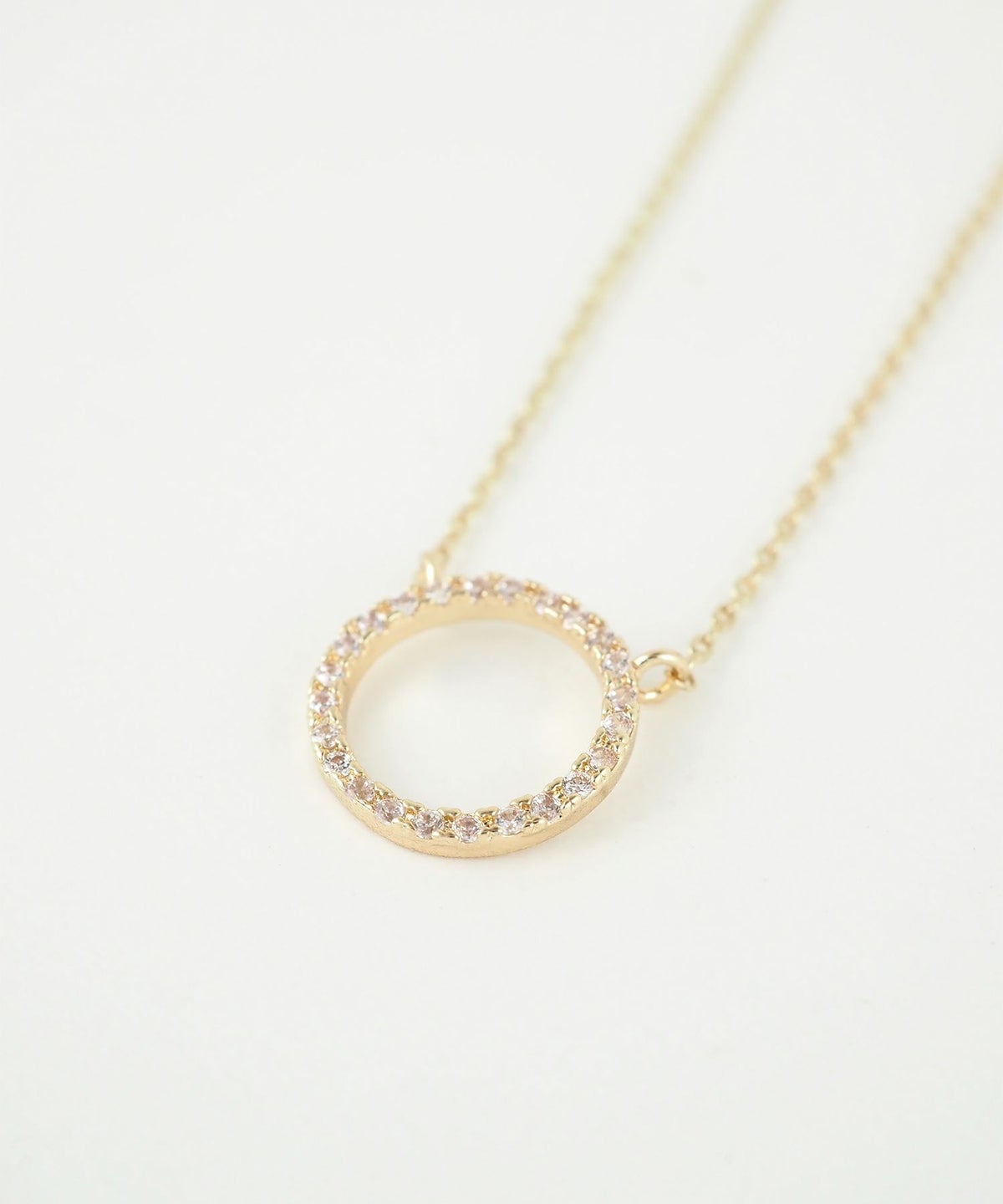 ラウンドストーンプチペンダント【MUK】