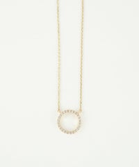 ラウンドストーンプチペンダント【MUK】