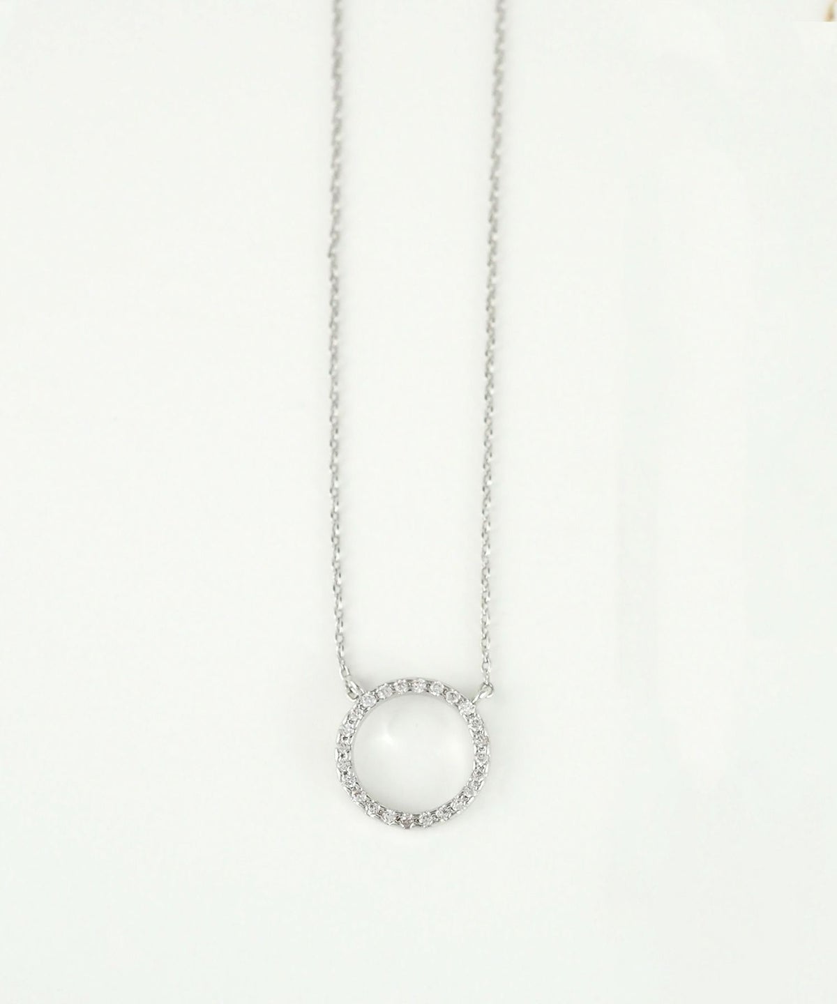 ラウンドストーンプチペンダント【MUK】