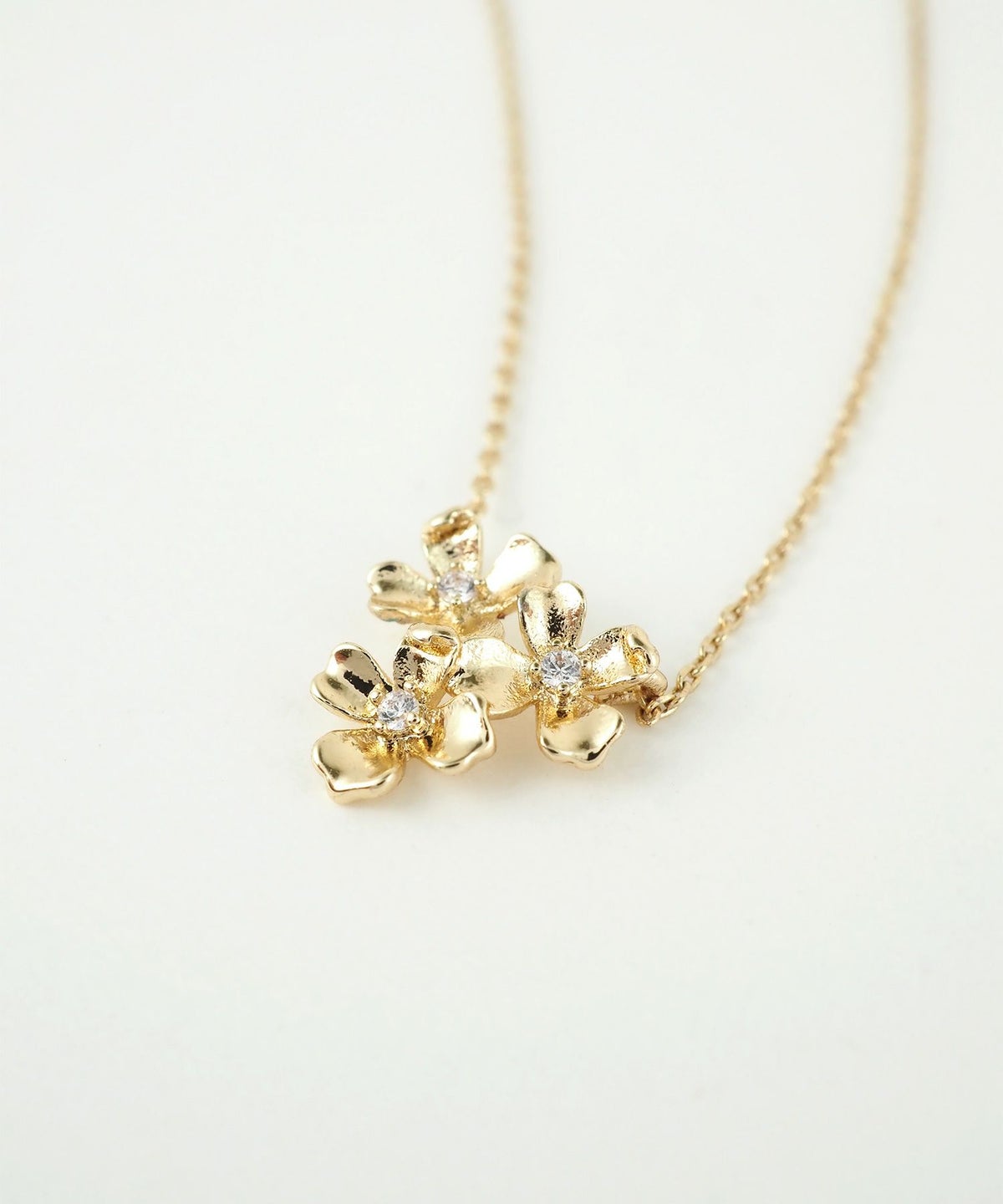 フラワーシルエットプチペンダント【MUK】