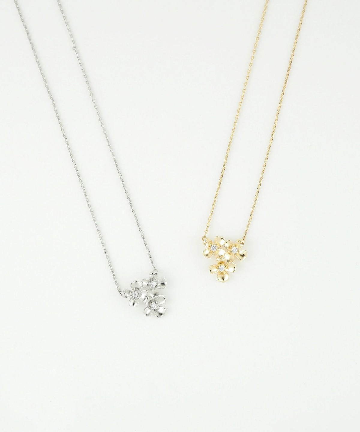 フラワーシルエットプチペンダント【MUK】