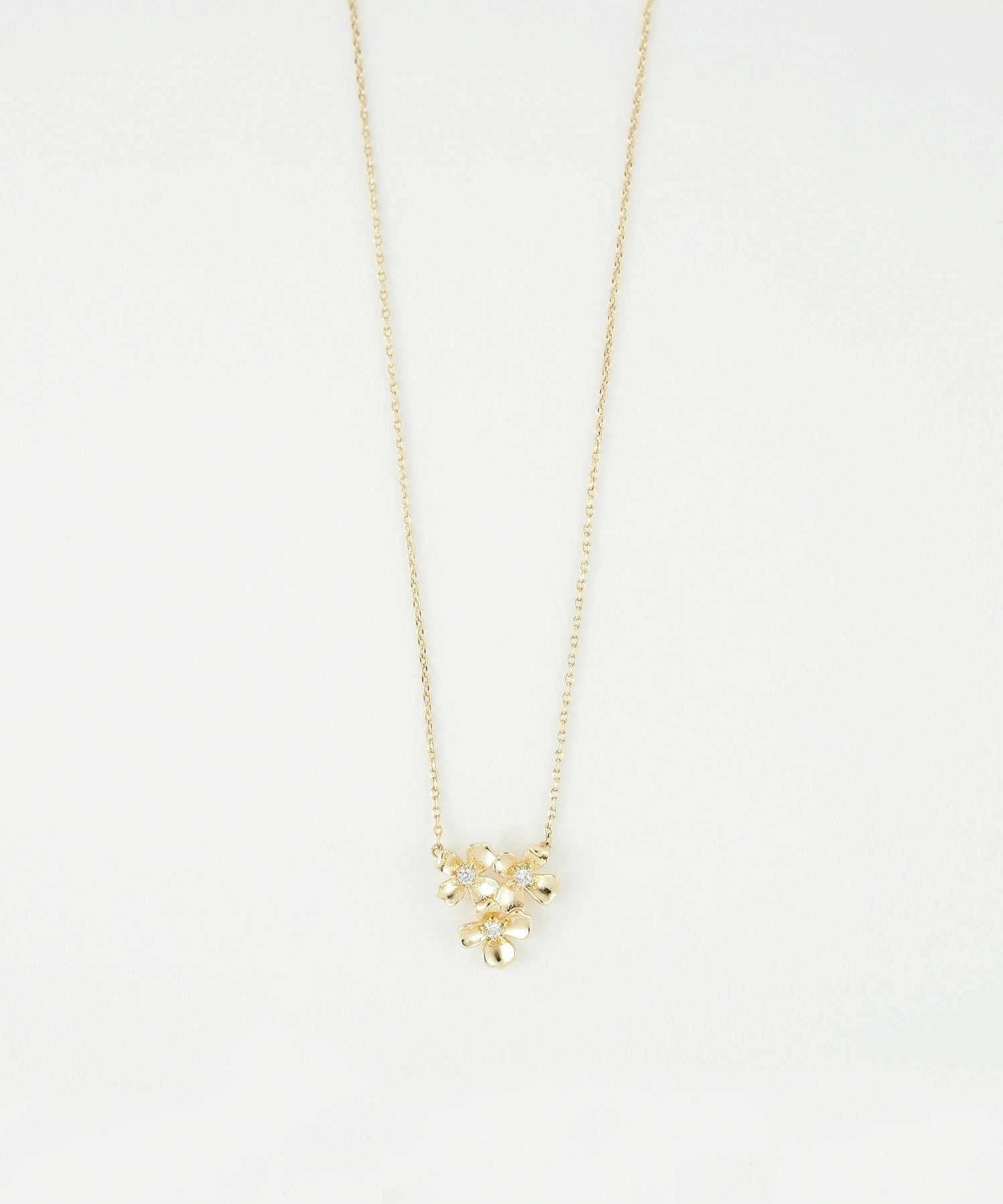 フラワーシルエットプチペンダント【MUK】