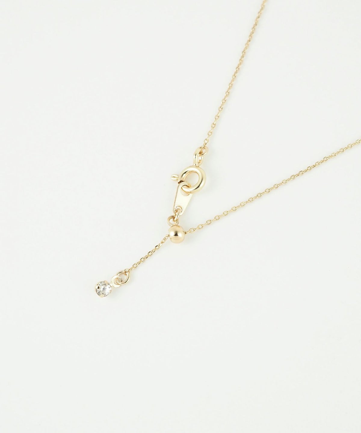 ワンポイントストーンサークルプチペンダント【MUK】