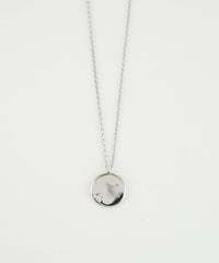 ワンポイントストーンサークルプチペンダント【MUK】