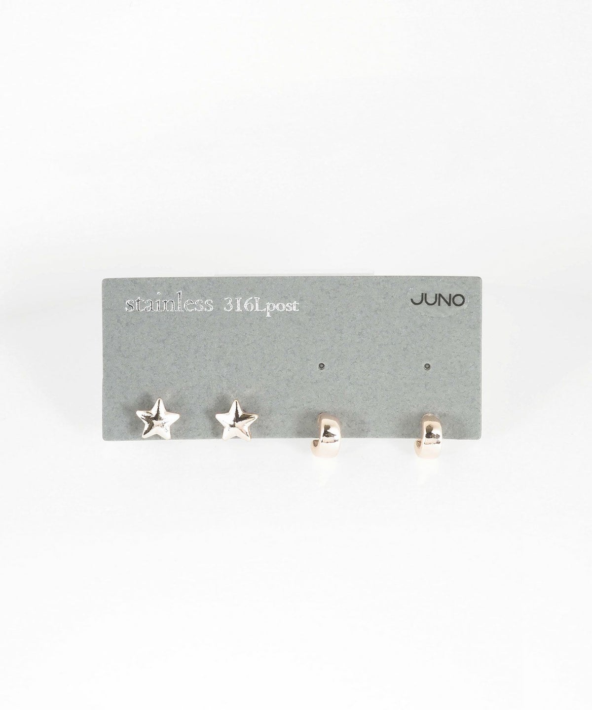 メタルスターセットサージカルステンレスポストピアス