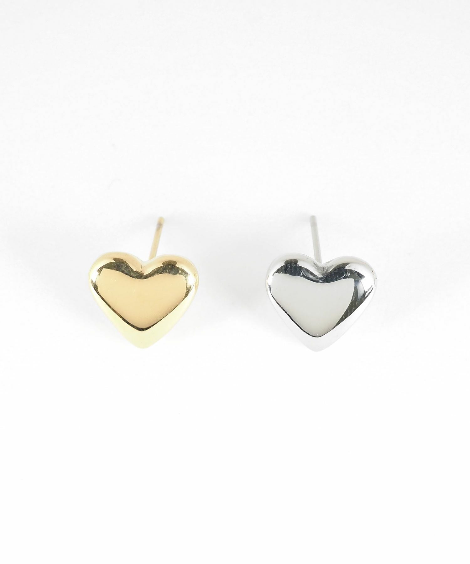 メタルハートステンレスピアス