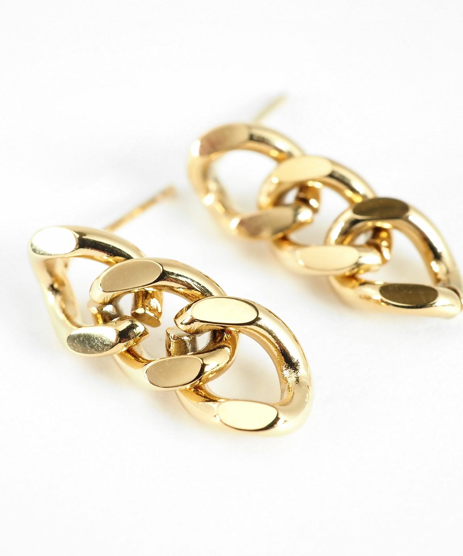 チェーンステンレスピアス