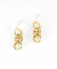 チェーンステンレスピアス