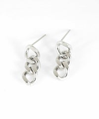 チェーンステンレスピアス