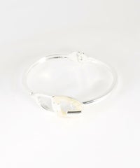 シンプル樹脂クリックバングル