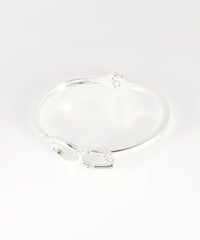 オーバルストーンクリックバングル